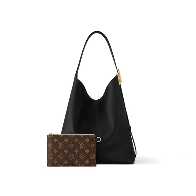 Louis Vuitton Low Key Hobo MM-Black