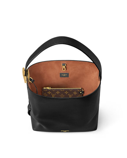 Louis Vuitton Low Key Hobo MM-Black