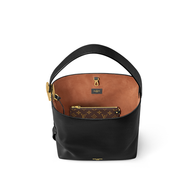 Louis Vuitton Low Key Hobo MM-Black