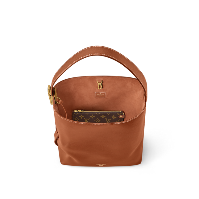 Louis Vuitton Low Key Hobo MM-Cognac