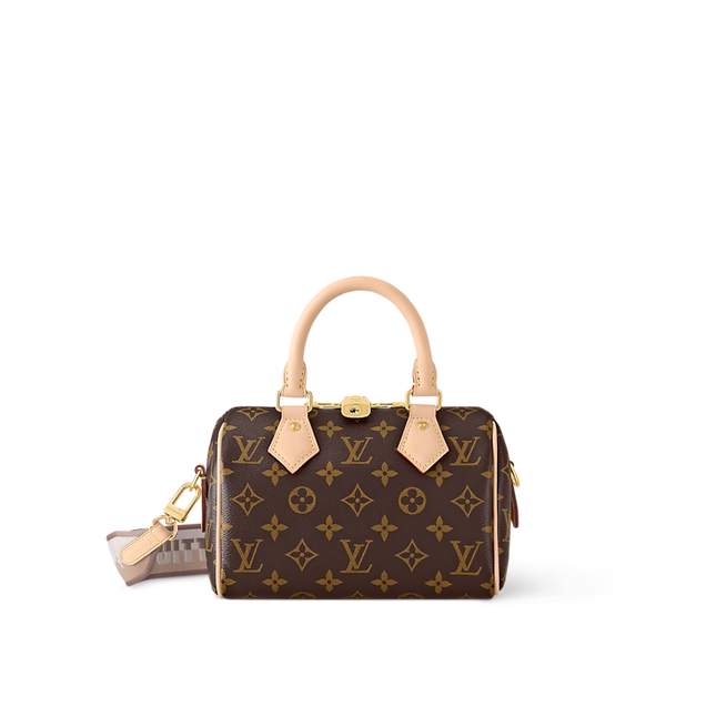 LV Speedy Bandoulière 20-Beige